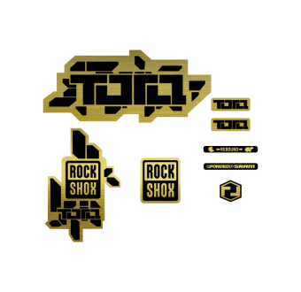 Stickers Pour Velo Fourche Rock Shox Tora 26 - Star Sam