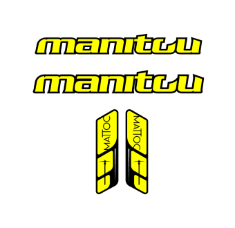 Manitou Mattoc 26 Fork Bike Sticker Choose Colour - Star Sam