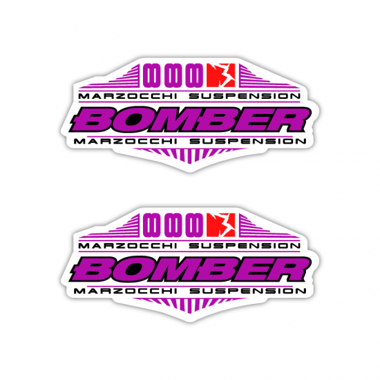 Stickers Pour Fourche de Velo Marzocchi Bomber 888-26 - Star Sam