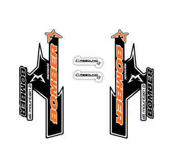 Marzocchi Bomber All-Mountain Bike Sticker Choose Colour - Star Sam