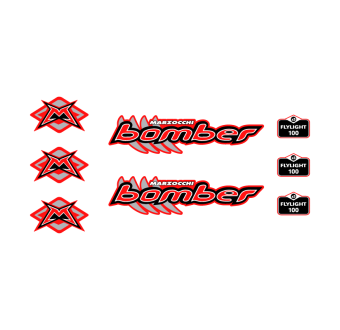 Stickers Pour Fourche de Velo Marzocchi Bomber Flylight - Star Sam