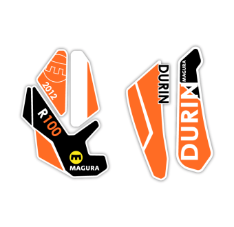 Stickers Pour Fourche de Velo Magura Durin R100 2012 - Star Sam