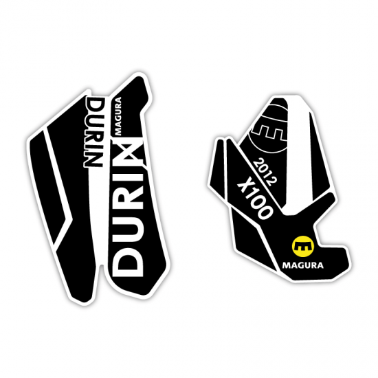 Stickers Pour Fourche de Velo Magura Durin X100 2012 - Star Sam