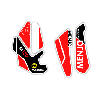 Stickers Pour Fourche de Velo Magura Menja M130 - Star Sam