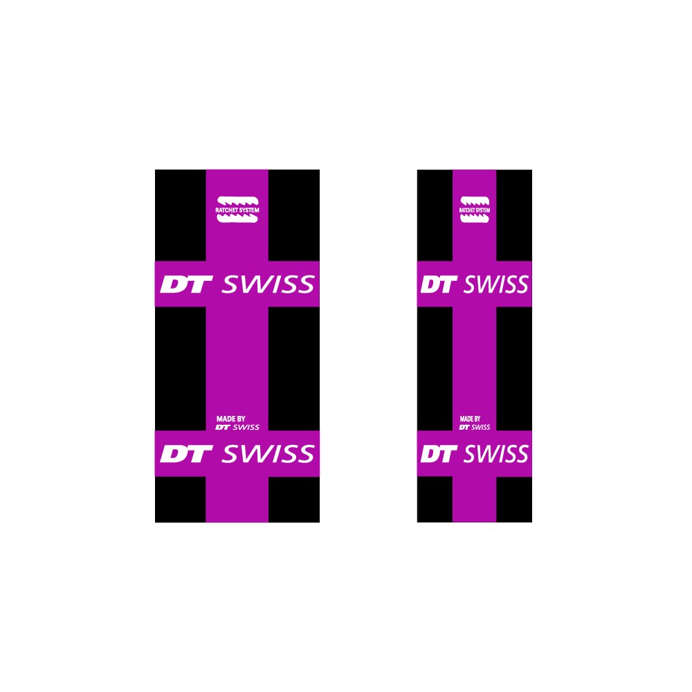 Pegatinas Para Buje de Bicicleta DT Swiss Fondo negro - Star Sam