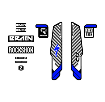 Naklejki Rower Rock Shox Sid Brain Specialized 29 2014 - Star Sam