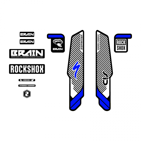 Adesivi Per Biciclette Rock Shox Sid Brain Specialized 29 - Star Sam