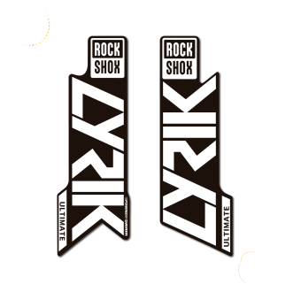 Autocolantes de Bicicleta de Forquilha Rock Shox Lyrik Ultimate 2020 - Star Sam