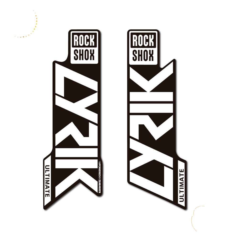 Autocolantes de Bicicleta de Forquilha Rock Shox Lyrik Ultimate 2020 - Star Sam