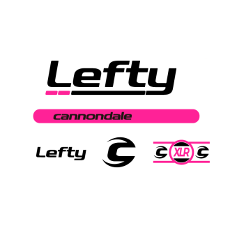 Adesivi Bici Forcella Cannondale Lefty XLR 26 Mod 2 - Star Sam