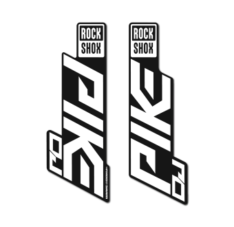 Autocolantes de Garfo de Bicicleta Rock Shox Pike DJ Ano 2020 - Star Sam