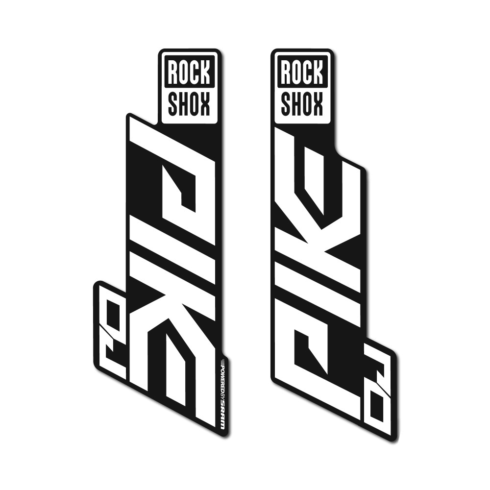 Rock Shox Pike DJ Gabel Fahrrad-Aufkleber Jahr 2020 - Star Sam