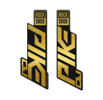 Autocolantes de Garfo de Bicicleta Rock Shox Pike DJ Ano 2020 - Star Sam