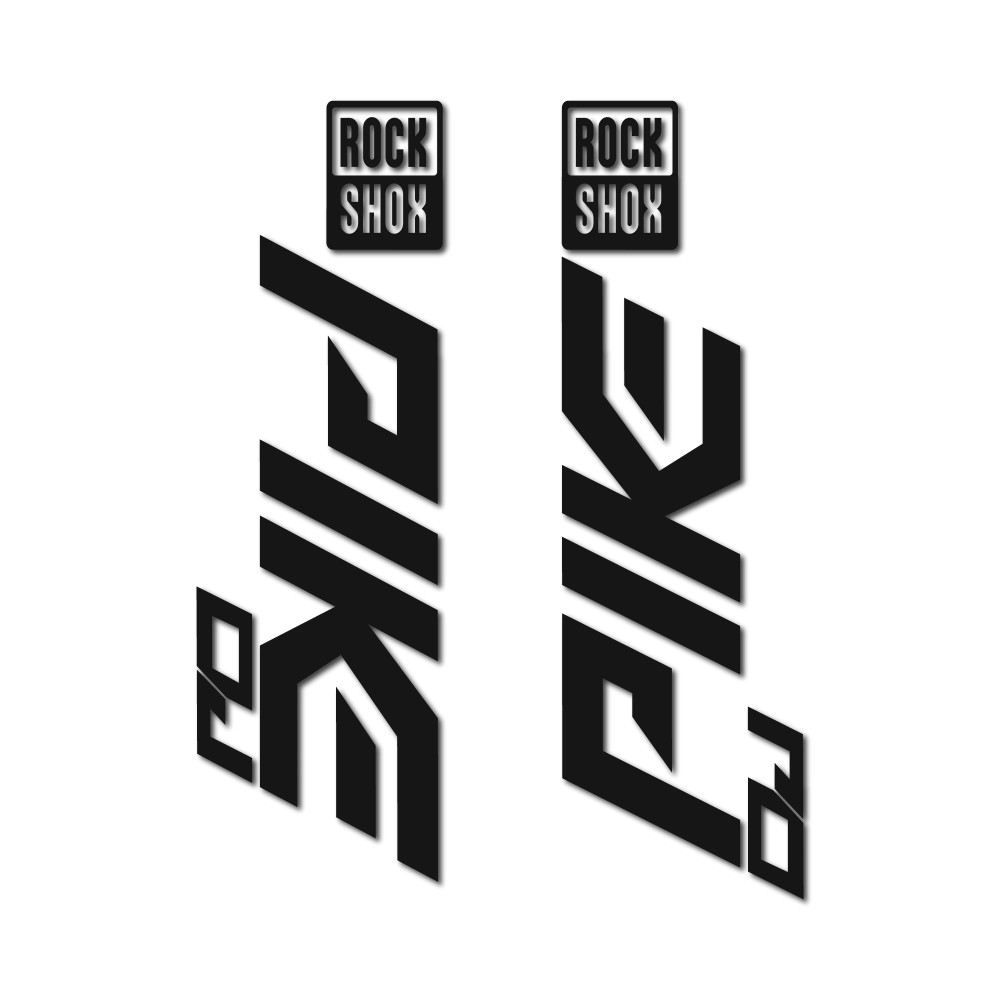 Adesivi Bici Rock Shox Pike DJ Fustellato Anno 2020 - Star Sam