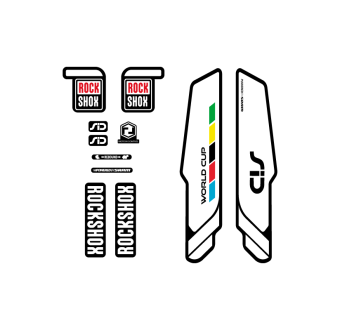 Rock Shox Sid World Cup 29 Bike Sticker Choose Colour - Star Sam