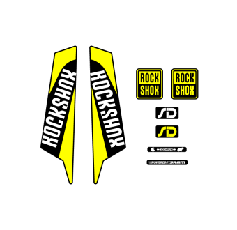 Rock Shox 29 Bike Sticker Choose Colour Year 2016 - Star Sam