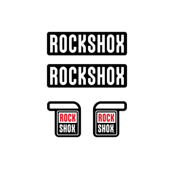 Rock Shox Logo 26 Fork Bike Sticker Choose Your Colour - Star Sam