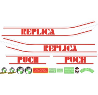 Autocollants Pour Motos Puch Cobra Replica Set de Sticker - Star Sam