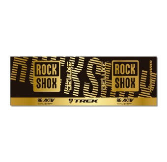 Rock Shox Deluxe ThruShaft Schockabsorber Aufkleber - Star Sam