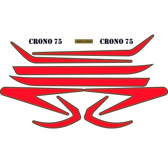 Montesa Crono 75 Motorbike Stickers Sticker Set White - Star Sam