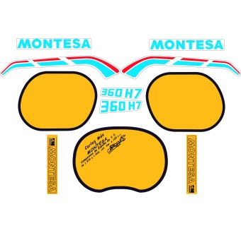 Autocollant Motos Montesa Enduro 360 H7 Set de Sticker - Star Sam