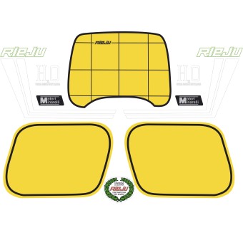 Autocollants Pour Motos Rieju MR 80 Set de Sticker Vert - Star Sam