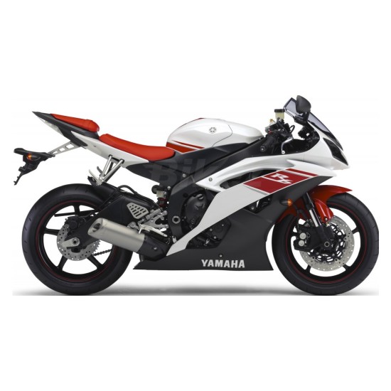 Αυτοκόλλητα μοτοσικλέτας Yamaha YZF R6 Έτος 2008 Λευκό - Star Sam