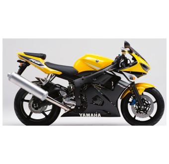 Yamaha YZF R6 Motorrad Aufkleber Jahr 2003 Gelbe - Star Sam