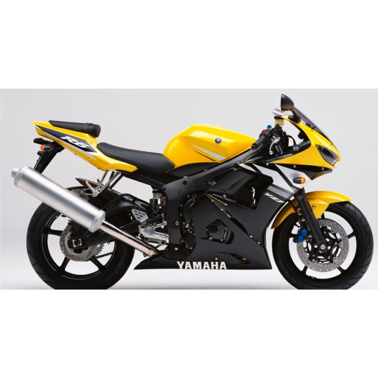 Αυτοκόλλητα Moto Yamaha YZF R6 Έτος 2003 Κίτρινο - Star Sam