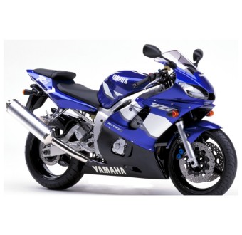 Yamaha YZF R6 Motorrad Aufkleber Jahr 2001 Blau - Star Sam