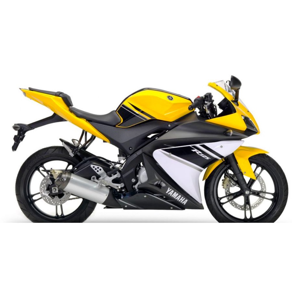 Αυτοκόλλητα μοτοσικλέτας Yamaha YZF 125R Έτος 2008 Κίτρινο - Star Sam