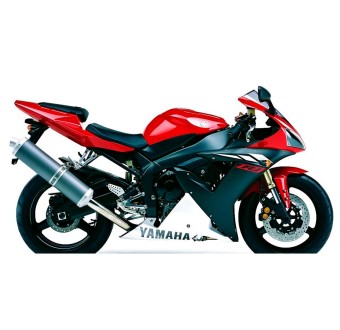 Yamaha YZF R1 Motorrad Aufkleber Jahr 2003 Rot - Star Sam