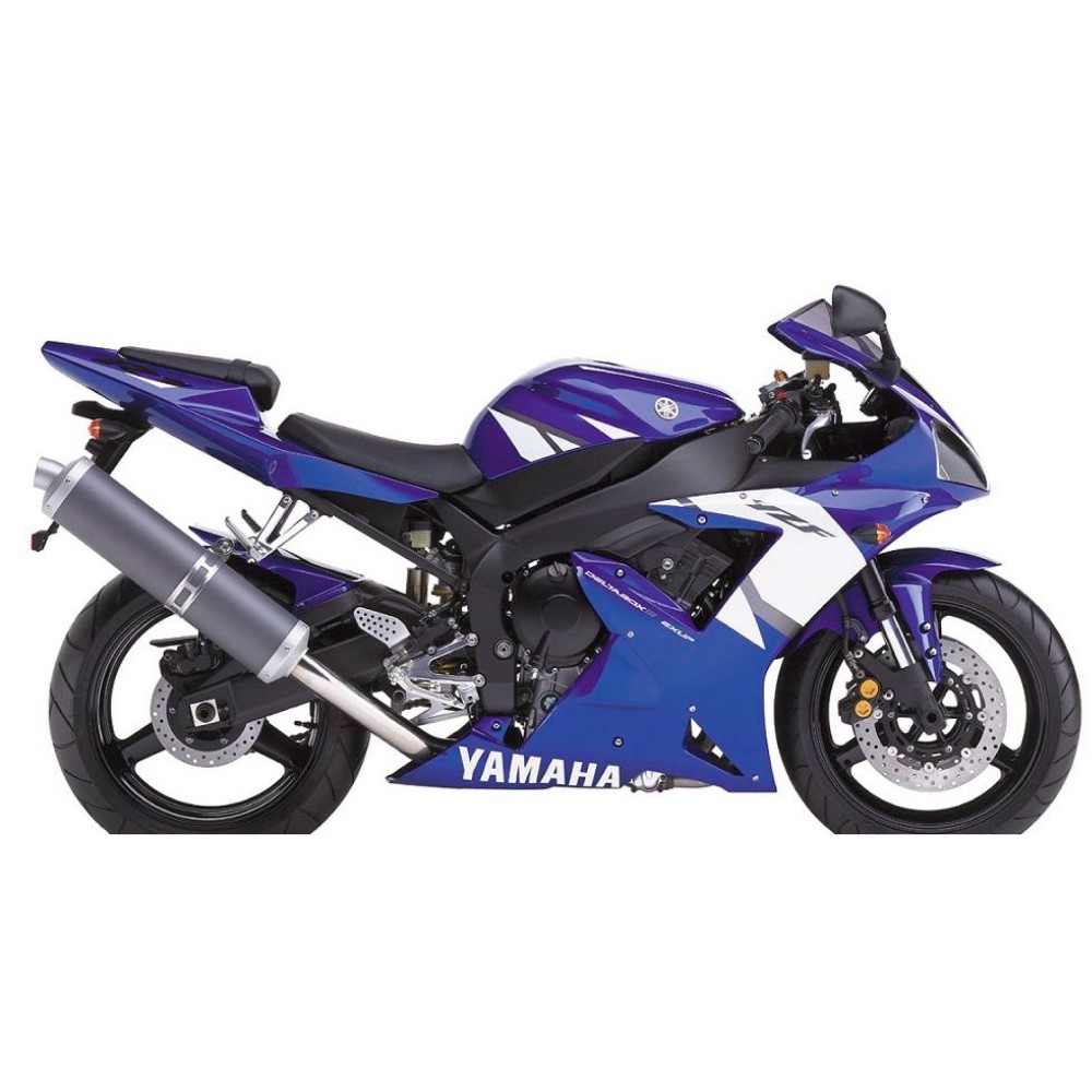 Autocollants Pour Motos Yamaha YZF R1 2002 Bleu - Star Sam