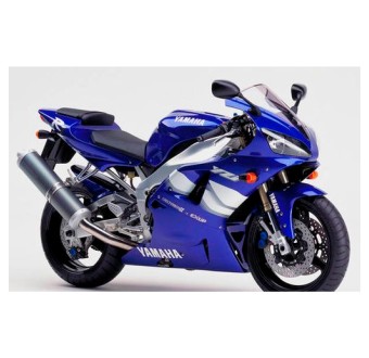 Yamaha YZF R4 Motorrad Aufkleber Jahr 1999-2000 Blau - Star Sam