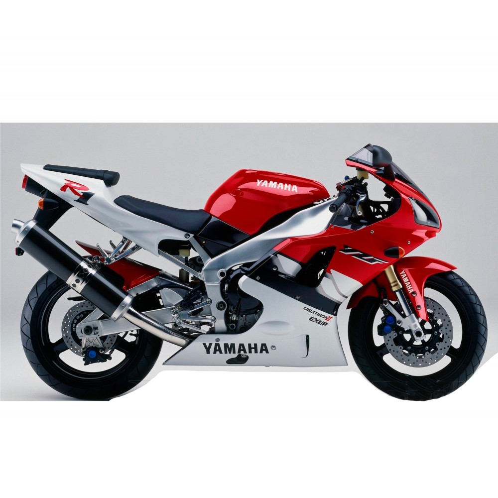 Αυτοκόλλητα μοτοσικλέτας Yamaha YZF R1 Έτος 1999 έως 2000 Κόκκινο - Star Sam