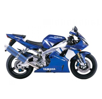 Yamaha YZF R1 Motorrad Aufkleber Jahr 2000 Blau - Star Sam