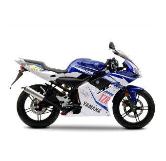 Yamaha TZR Rossi Motorrad Aufkleber  Jahr 2008 Blau - Star Sam