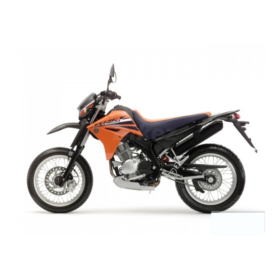 Αυτοκόλλητα Moto Yamaha XT125X SuperMotard Έτος 2007 Πορτοκαλί - Star Sam