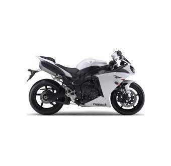 Yamaha YZF R1 Motorbike Stickers Year 2010 White - Star Sam