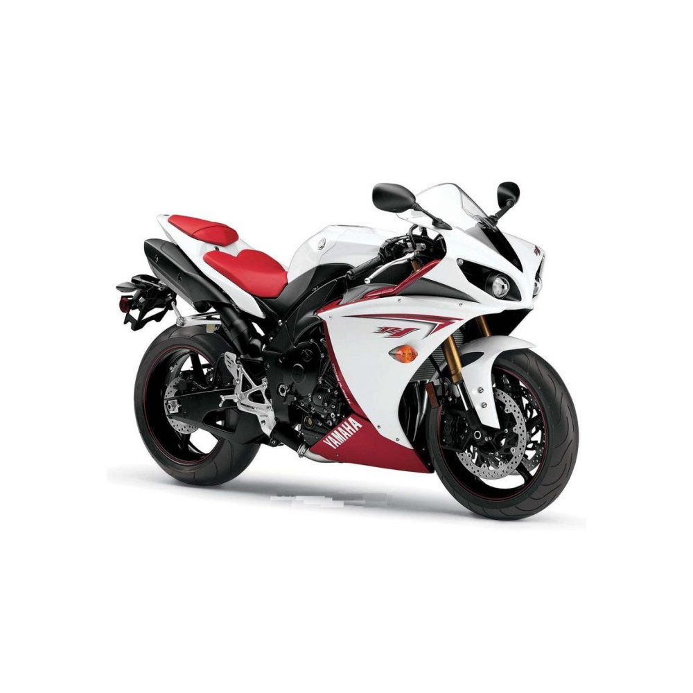 Αυτοκόλλητα μοτοσικλέτας Yamaha YZF R1 Έτος 2009 Λευκό - Star Sam