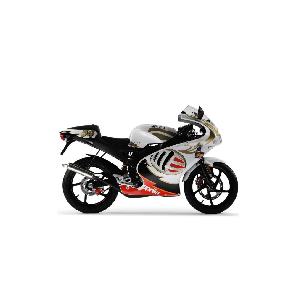 Adesivi Moto Aprilia RS Poggiali 50CC y 125CC Replica - Star Sam