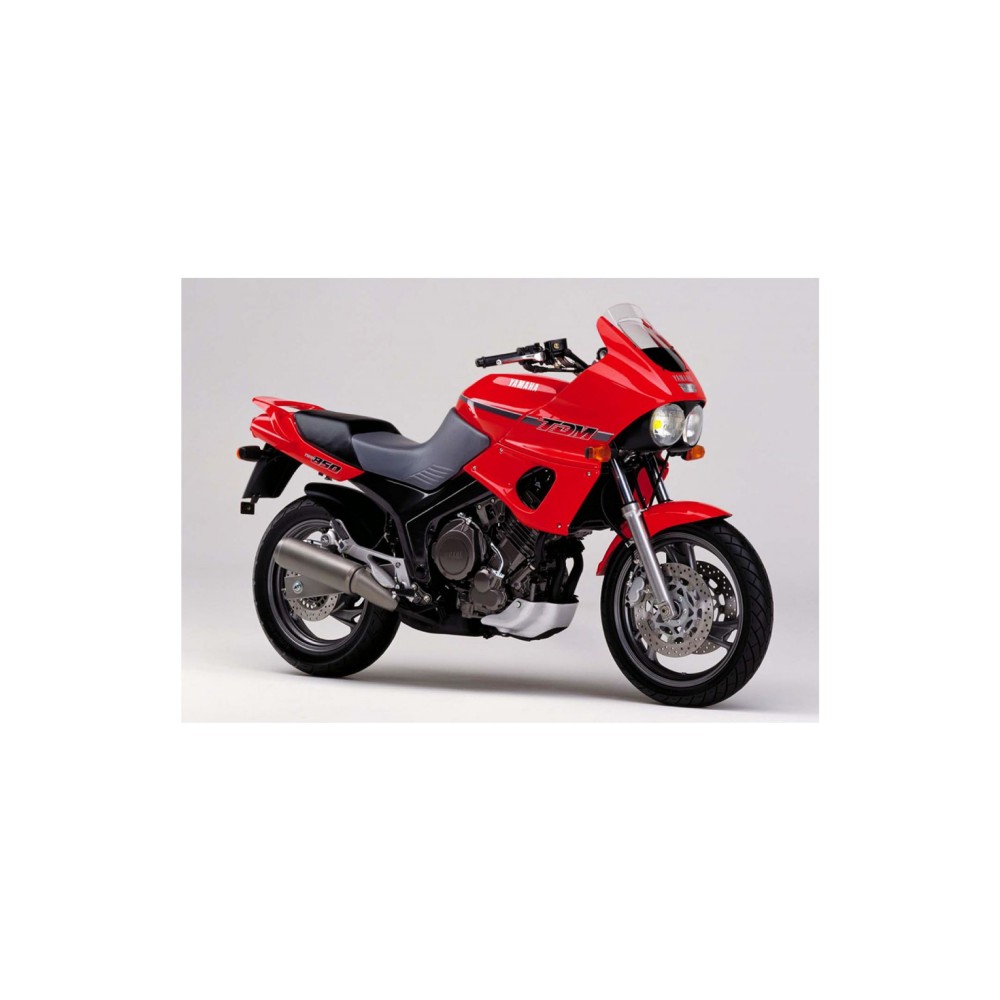 Yamaha TDM 850 Motorrad Aufkleber Jahr 1991-1996 Rot - Star Sam