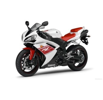 Autocolantes de Motocicleta Yamaha R1 Ano 2008 Branco - Star Sam