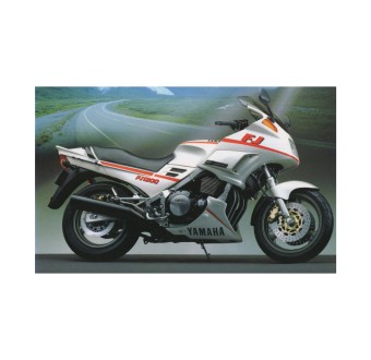 Yamaha FJ 1200 Motorbike Stickers Year 1990 White - Star Sam