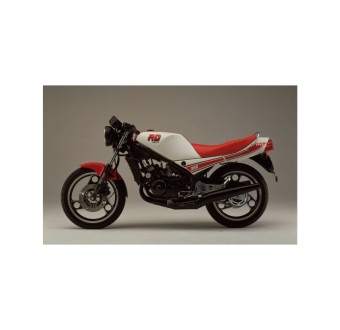 Yamaha RD 350 Motorrad Aufkleber Weisse Farbe - Star Sam