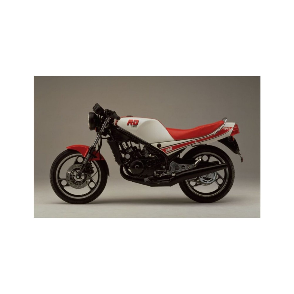 Αυτοκόλλητα ποδηλάτου δρόμου Yamaha RD 350 Λευκό - Star Sam