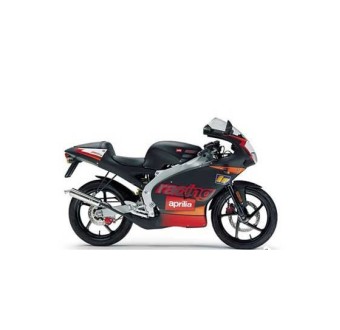 Aprilia RS 50 Motorrad Aufkleber Jahr 2002 Schwarz - Star Sam