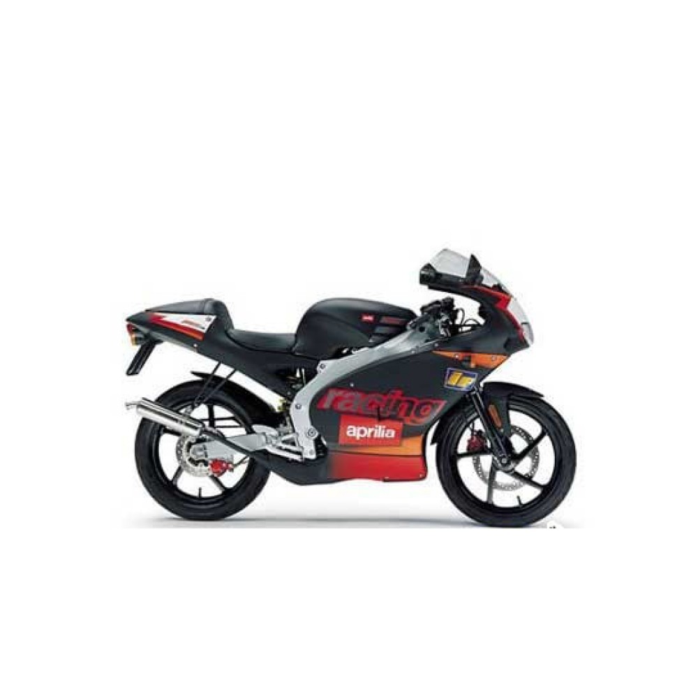 Αυτοκόλλητα μοτοσικλέτας Aprilia RS 50 Έτος 2002 Μαύρο - Star Sam