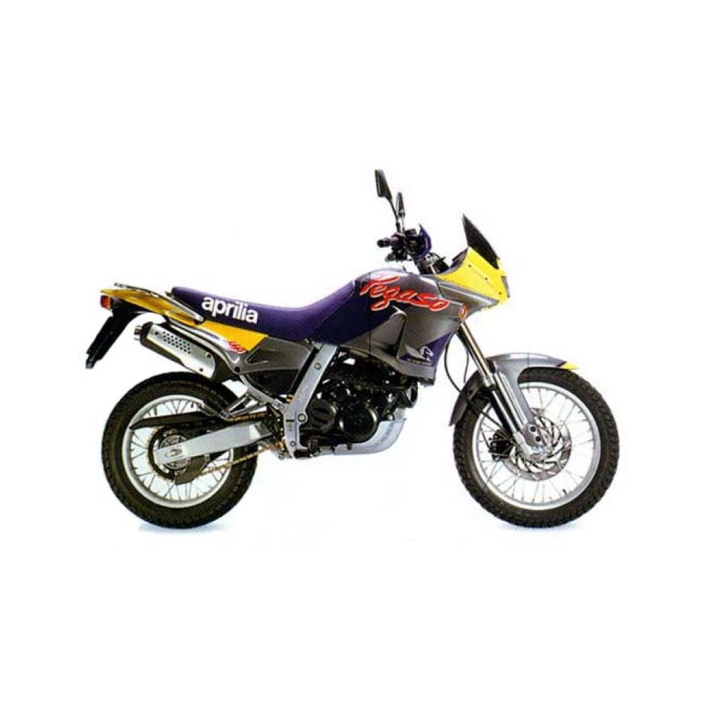 Aprilia Pegaso 650 Motorrad Aufkleber  Jahr 1995 - Star Sam