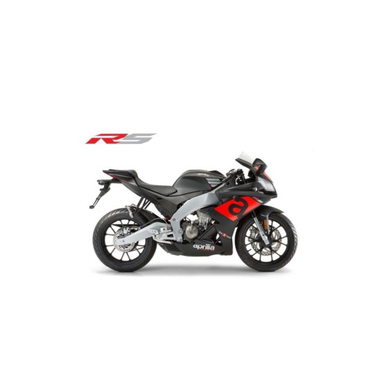 Αυτοκόλλητα μοτοσικλέτας Aprilia RS 50 Έτος 2018 Μαύρο - Star Sam